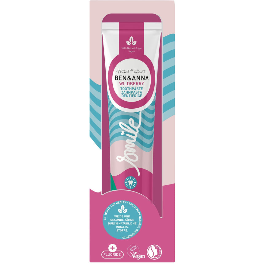 Toothpaste Tubes - Wild Berry Toothpaste - mypure.co.uk