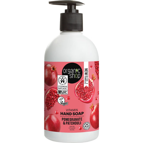 Vitamin Hand Soap Pomegranate & Patchouli - mypure.co.uk